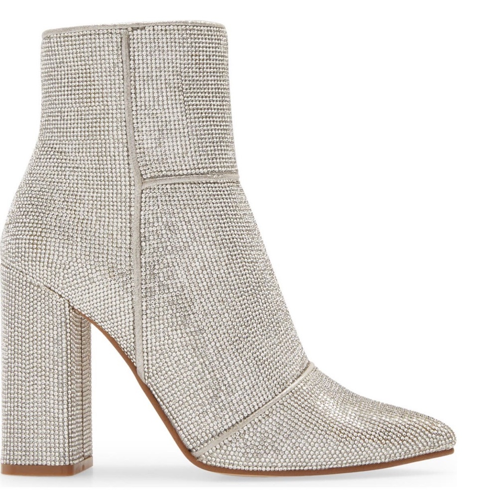 Steve Madden Rhinestone Heeled Booties
